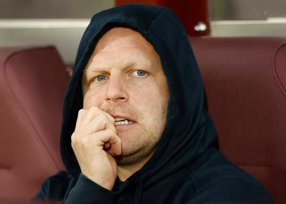Heart of Midlothian v FC Viktoria Plzen UEFA Europa League Steven Naismith Heart of Midlothian Manager during the UEFA Europa League Play-off Second Leg match at Tynecastle Park, Edinburgh UK Newspapers OUT Copyright: xFredxPalmerx FIL-20563-0042