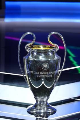 29th of August 2024 - UEFA CHAMPIONS LEAGUE KICK OFF 2024 2025 - DRAW LOTTERY WITH AI - FORUM GRIMALDI An illustration of Champions League Trophy MONACO MONACO Copyright: xSPORTPIXPRESSx xFREDxPORCUx