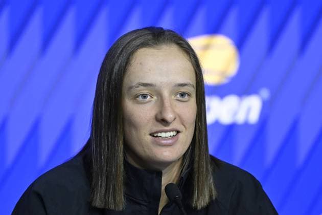 Tennis : Us Open 2024 - Iga swiatek - Pologne Tennis :Us Open 2024 - Usa - 29 08 2024 ChrysleneCaillaud Panoramic 