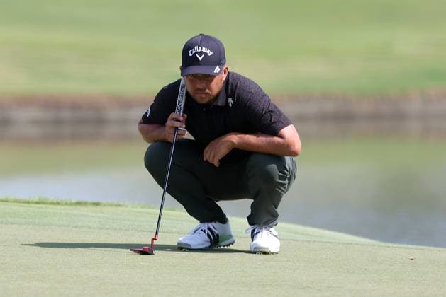 ATLANTA, GA - AUGUST 29: Xander Schauffele (USA) during the opening round of the 2024 Tour Championship at on August 29, 2024 at East Lake Golf Club in Atlanta, Georgia. (Photo by Michael Wade Icon Sportswire) GOLF: AUG 29 PGA, Golf Herren FedExCup Playoffs - TOUR Championship EDITORIAL USE ONLY Icon08292475
