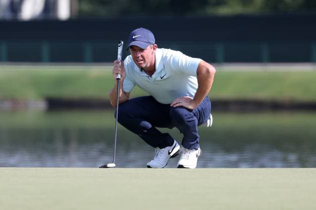 ATLANTA, GA - AUGUST 29: Rory McIlroy during the opening round of the 2024 Tour Championship at on August 29, 2024 at East Lake Golf Club in Atlanta, Georgia. (Photo by Michael Wade Icon Sportswire) GOLF: AUG 29 PGA, Golf Herren FedExCup Playoffs - TOUR Championship EDITORIAL USE ONLY Icon08292494