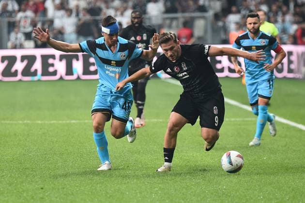 Football, EL Quali, Besiktas Istanbul - FC Lugano