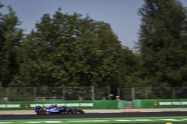 43 COLAPINTO Franco (arg), Williams Racing FW46, action during the Formula 1 Pirelli Gran Premio d’Italia 2024, Italian Grand Prix 2024, 16th round of the 2024 Formula One World Championship, WM, Weltmeisterschaft from August 30 to September 1, 2024 on the Autodromo Nazionale Monza, in Monza, Italy - F1 - ITALIAN GRAND PRIX 2024 DPPI Panoramic  240830_R16_ITALIA_DP_FG0O3407