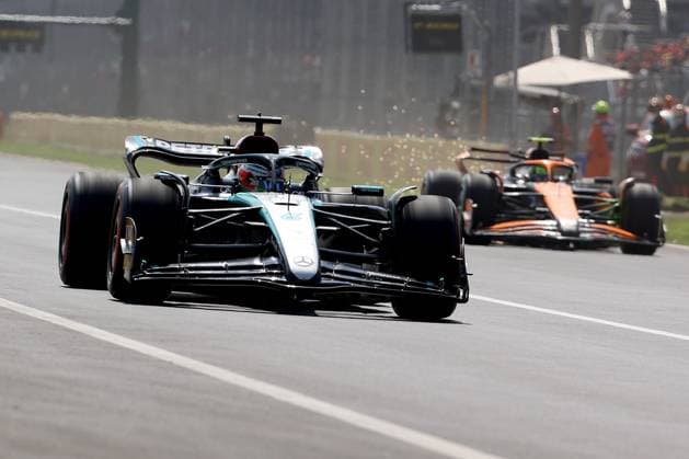 30 08 2024, xsvx, Motorsport FIA Formula 1, Grand Prix of Italy 2024 emspor, v l Kimi Antonelli Mercedes AMG Petronas FIA REGULATIONS PROHIBIT ANY USE OF PHOTOGRAPHS as IMAGE SEQUENCES and or QUASI VIDEO Monza