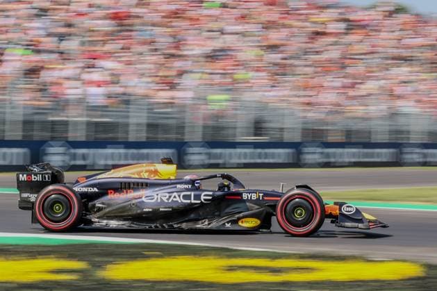 Max Verstappen Red Bull in the chicane Prima Variante, 1 Free Practice, Italian Grand Prix, Motorsport, Men, Formula 1, 30 08 2024 Monza Lombardy Italy Copyright: xkolbert-press ChristianxKolbertx