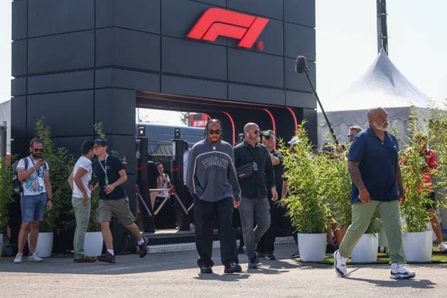 August 30, 2024, Monza, Italy: Lewis Hamilton of Mercedes is seen ahead of the first practice session, ahead of the Italian Formula One Grand Prix at Autodromo Nazionale Monza circuit, in Monza on August 30, 2024. Monza Italy - ZUMAz156 0757983224st Copyright: xBeataxZawrzelx