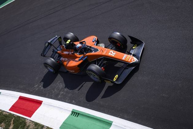 12 COLAPINTO Franco (arg), MP Motorsport, Dallara F2 2024, action during the 11th round of the 2024 FIA Formula 2 Championship from August 30 to September 1, 2024 on the Autodromo Nazionale Monza, in Monza, Italy - AUTO - FORMULA 2 2024 - MONZA DPPI Panoramic  240830_R16_ITALIA_DP_XB5_7380
