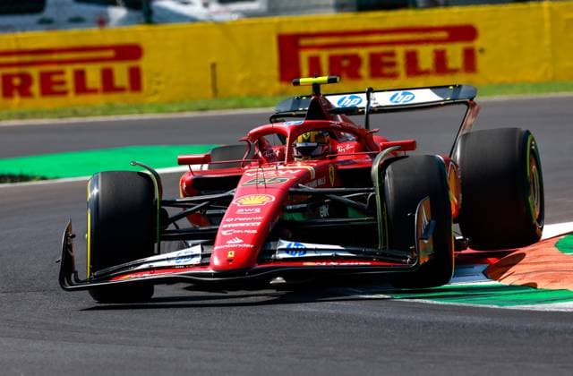 55 Carlos Sainz ESP, Scuderia Ferrari HP , F1 Grand Prix of Italy at Autodromo Nazionale Monza on August 30, 2024 in Monza, Italy Photo by HOCH ZWEI Monza Italy