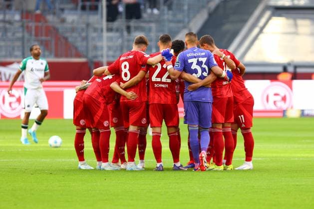 Fortuna Duesseldorf vs Hannover 96, Soccer, 2 Bundesliga, Matchday 4, Season 2024 2025, 30 08 2024 DFL REGULATIONS PROHIBIT ANY USE OF PHOTOGRAPHS AS IMAGE SEQUENCES AND OR QUASI VIDEO Foto kolbert press Ant Palmer Merkur Spiel Arene NRW Germany Copyright: xkolbert-press AntxPalmerx