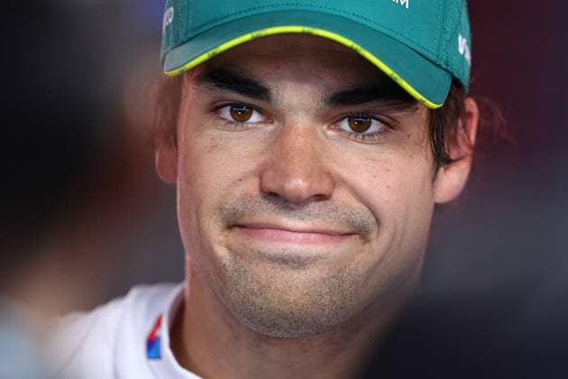 Lance Stroll of Canada and Aston Martin F1 gestures, Gestures, Practice, F1 Grand Prix of Italy, Autodromo Nazionale Monza on August 30, 2024 in Monza, Italy Photo by Diogo Cardoso DeFodi Images Lance Stroll of Canada and Aston Martin F1 gestures in the media pen, Practice, F1 Grand Prix of Italy, Autodromo Nazionale Monza on August 30, 2024 in Monza, Italy Photo by Diogo Cardoso DeFodi Images Defodi 645 f1ita20240830 4071 Defodi-645