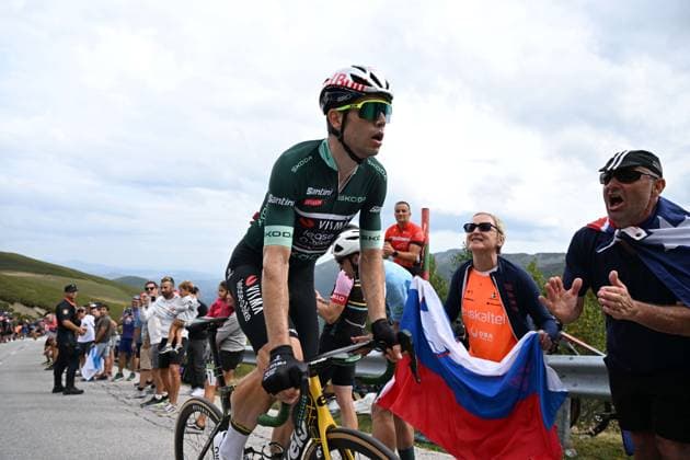 30-08-2024 Vuelta A Espana; Tappa 13 Lugo - Puerto De Ancares; 2024, Visma - Lease A Bike; Van Aert, Wout; Puerto De Ancares; 