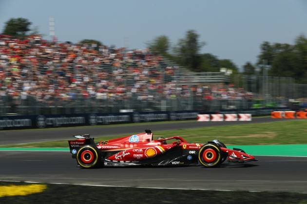 Charles Leclerc (MON) - Scuderia Ferrari - Ferrari SF-24 - Ferrari during Practice session, Aug 30, of Formula 1 Pirelli Gran Premio d Italia 2024, scheduled to take place at Autodromo Nazionale di Monza track in Monza (MB) Italy - Aug 29 to Sept 1, 2024  Copyright: xAlessioxDexMarco IPAxSportx xipax xx IPA_49201270 IPA_Agency_IPA49201270