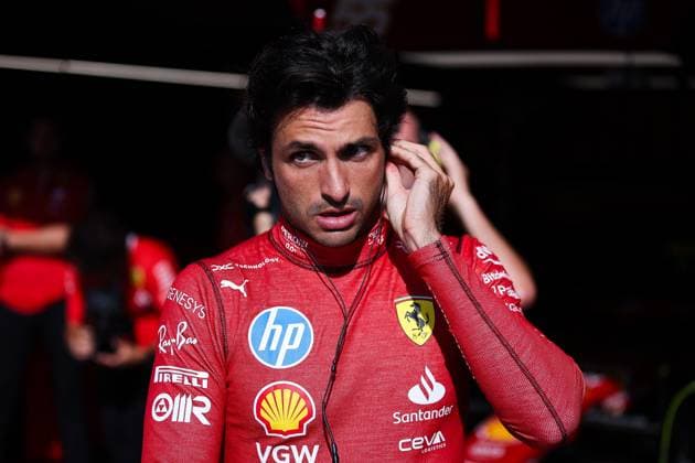 55 Carlos Sainz ESP, Scuderia Ferrari HP , F1 Grand Prix of Italy at Autodromo Nazionale Monza on August 30, 2024 in Monza, Italy Photo by HOCH ZWEI Monza Italy