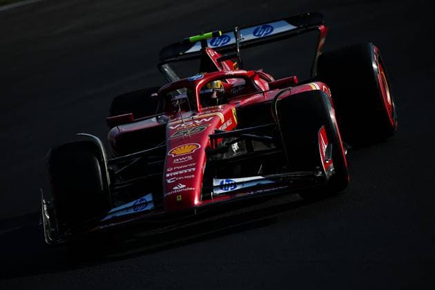55 Carlos Sainz ESP, Scuderia Ferrari HP , F1 Grand Prix of Italy at Autodromo Nazionale Monza on August 30, 2024 in Monza, Italy Photo by HOCH ZWEI Monza Italy