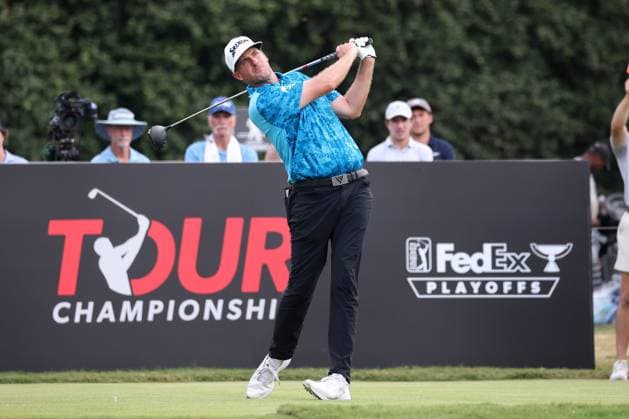 ATLANTA, GA - AUGUST 30: Taylor Pendrith (CAN) during the second round of the 2024 FedExCup Playoffs Tour Championship on August 30, 2024 at East Lake Golf Club in Atlanta, Georgia. (Photo by Michael Wade Icon Sportswire) GOLF: AUG 30 PGA, Golf Herren FedExCup Playoffs - TOUR Championship EDITORIAL USE ONLY Icon08302448