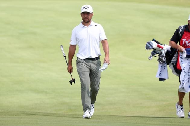 ATLANTA, GA - AUGUST 30: Xander Schauffele (USA) during the second round of the 2024 FedExCup Playoffs Tour Championship on August 30, 2024 at East Lake Golf Club in Atlanta, Georgia. (Photo by Michael Wade Icon Sportswire) GOLF: AUG 30 PGA, Golf Herren FedExCup Playoffs - TOUR Championship EDITORIAL USE ONLY Icon08302474