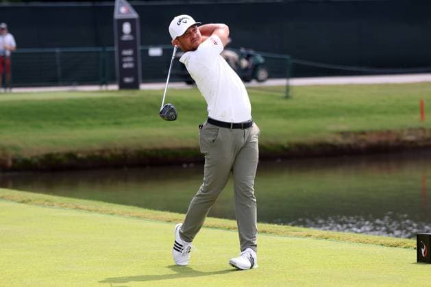 ATLANTA, GA - AUGUST 30: Xander Schauffele (USA) during the second round of the 2024 FedExCup Playoffs Tour Championship on August 30, 2024 at East Lake Golf Club in Atlanta, Georgia. (Photo by Michael Wade Icon Sportswire) GOLF: AUG 30 PGA, Golf Herren FedExCup Playoffs - TOUR Championship EDITORIAL USE ONLY Icon08302476