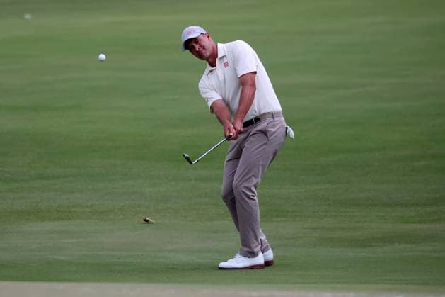 ATLANTA, GA - AUGUST 30: Adam Scott (AUS) during the second round of the 2024 FedExCup Playoffs Tour Championship on August 30, 2024 at East Lake Golf Club in Atlanta, Georgia. (Photo by Michael Wade Icon Sportswire) GOLF: AUG 30 PGA, Golf Herren FedExCup Playoffs - TOUR Championship EDITORIAL USE ONLY Icon08302483