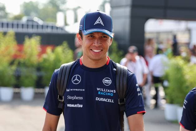 Alexander Albon Williams arrives in paddock, Paddock, 3 Free Practice, Italian Grand Prix, Motorsport, Men, Formula 1, 31 08 2024 Monza Lombardy Italy Copyright: xkolbert-press ChristianxKolbertx