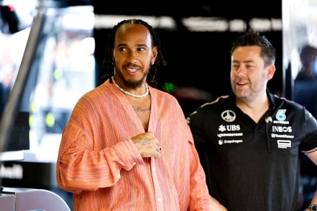 44 Lewis Hamilton GBR, Mercedes AMG Petronas F1 Team , F1 Grand Prix of Italy at Autodromo Nazionale Monza on August 31, 2024 in Monza, Italy Photo by HOCH ZWEI Monza Italy