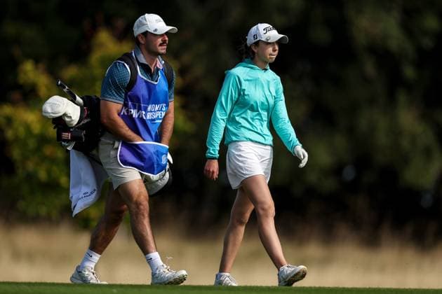 2024 KPMG Women s Irish Open - Pro Am, Carton House, Kildare 31 8 2024 Anna Abom walks down the 6th fairway Anna Abom walks down the 6th fairway 31 8 2024  Copyright: x INPHO BenxBradyx BB4_3389