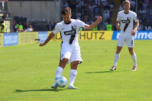 31 08 2024, Football, Men, 2 Bundesliga, Season 2024 2025, SV 07 Elversberg SV Darmstadt 98, Manuel Feil SV 07 Elversberg Elversberg Ursapharm Arena an der Kaiserlinde Saarland Germany EN Copyright: xSebastianxBachx