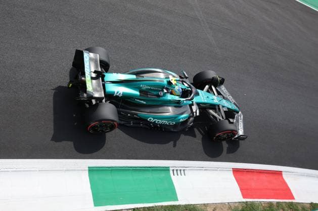 Fernando Alonso Aston Martin Aramco Formula One Team, 14 , Free Practice 3, Free Practice 3, FP3, ITA, Formula 1 World Championship, Italian Grand Prix, Autodromo Nazionale Monza, 31 08 2024 ITA, Formula 1 World Championship, Italian Grand Prix, Italy, Autodromo Nazionale Monza, 31 08 2024 Monza Copyright: xEibner-Pressefoto AnnikaxGrafx EP_AGF