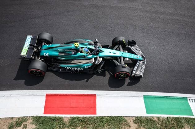 Fernando Alonso Aston Martin Aramco Formula One Team, 14 , Free Practice 3, Free Practice 3, FP3, ITA, Formula 1 World Championship, Italian Grand Prix, Autodromo Nazionale Monza, 31 08 2024 ITA, Formula 1 World Championship, Italian Grand Prix, Italy, Autodromo Nazionale Monza, 31 08 2024 Monza Copyright: xEibner-Pressefoto AnnikaxGrafx EP_AGF