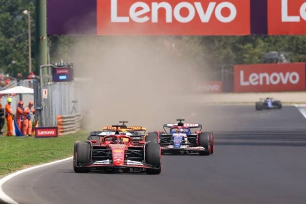 Charles Leclerc Scuderia Ferrari HP in the Curva Del Serraglio, 3 Free Practice, Italian Grand Prix, Motorsport, Men, Formula 1, 31 08 2024 Monza Lombardy Italy Copyright: xkolbert-press ChristianxKolbertx