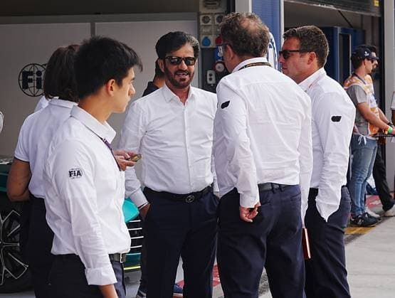 31 08 2024, Autodromo Nazionale di Monza, Monza, FORMULA 1 PIRELLI GRAN PREMIO D ITALIA 2024 ,in the picture FIA President Mohammed bin Sulayem in the pit lane of Monza Defodi 506 20240831 hbr 1804 Defodi-506