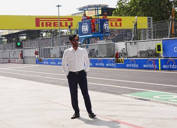 FORMULA 1 PIRELLI GRAN PREMIO D ITALIA 2024 31 08 2024, Autodromo Nazionale di Monza, Monza, FORMULA 1 PIRELLI GRAN PREMIO D ITALIA 2024 ,in the picture FIA President Mohammed bin Sulayem in the pit lane of Monza nordphotoxGmbHx xBratic nph00250