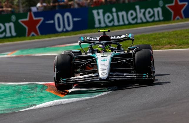 44 Lewis Hamilton GBR, Mercedes AMG Petronas F1 Team , F1 Grand Prix of Italy at Autodromo Nazionale Monza on August 31, 2024 in Monza, Italy Photo by HOCH ZWEI Monza Italy