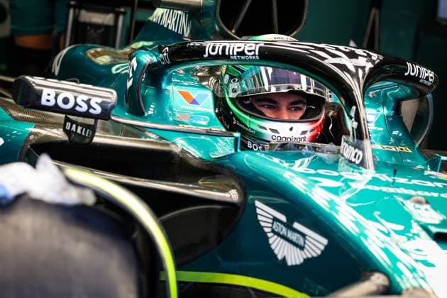STROLL Lance (can), Aston Martin F1 Team AMR24, portrait during the Formula 1 Pirelli Gran Premio d’Italia 2024, Italian Grand Prix 2024, 16th round of the 2024 Formula One World Championship, WM, Weltmeisterschaft from August 30 to September 1, 2024 on the Autodromo Nazionale Monza, in Monza, Italy - F1 - ITALIAN GRAND PRIX 2024 DPPI Panoramic  240831_R16_ITALIA_DP_FG0O5664