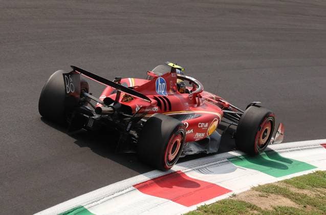 Monza: Monza- F1 Italy Grand Prix& xA;Formula 1 & xA;Monza FP 3& xA;55 Carlos Sainz Team Scuderia Ferrari F1& xA; - Formula 1 - Formula 1 - Pirelli Gran Premio d Italia 2024 - Practice 3  - ZUMAp169 20240831_zsa_p169_275 Copyright: xSergioxBisi IPAxSportx