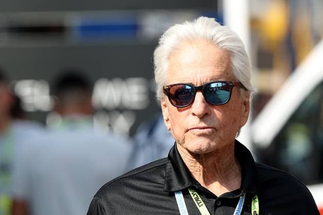 31 08 2024, xsvx, Motorsport FIA Formula 1, Grand Prix of Italy 2024 emspor, v l actor Michael Douglas FIA REGULATIONS PROHIBIT ANY USE OF PHOTOGRAPHS as IMAGE SEQUENCES and or QUASI VIDEO Monza