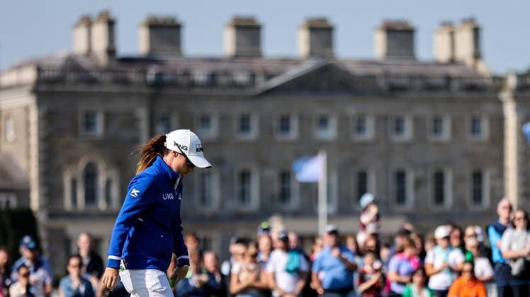 2024 KPMG Women s Irish Open - Pro Am, Carton House, Kildare 31 8 2024 Leona Maguire on the 18th green Leona Maguire on the 18th green 31 8 2024  Copyright: x INPHO BenxBradyx BB_10241