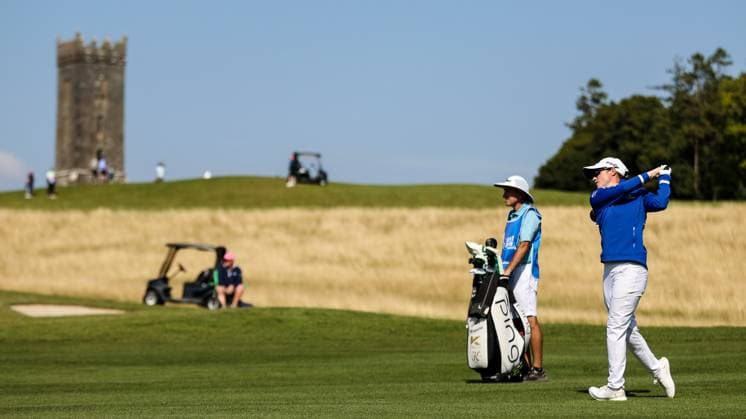 2024 KPMG Women s Irish Open - Pro Am, Carton House, Kildare 31 8 2024 Leona Maguire plays a shot down the 17th fairway Leona Maguire plays a shot down the 17th fairway 31 8 2024  Copyright: x INPHO BenxBradyx BB_10243