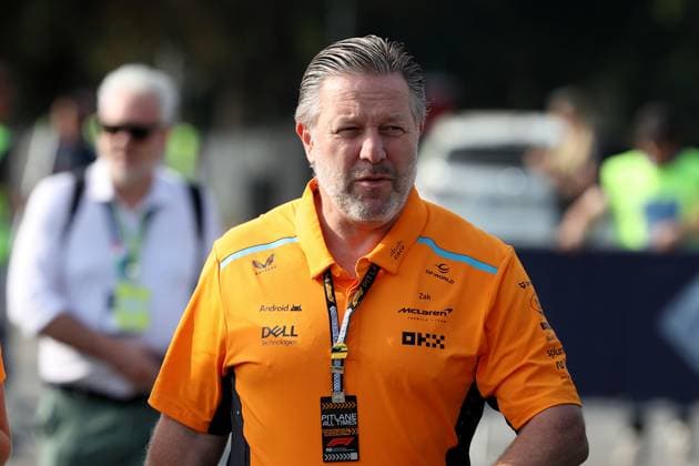31 08 2024, xsvx, Motorsport FIA Formula 1, Italian Grand Prix 2024 emspor, v l Zak Brown FIA REGULATIONS PROHIBIT ANY USE OF PHOTOGRAPHS as IMAGE SEQUENCES and or QUASI VIDEO Monza