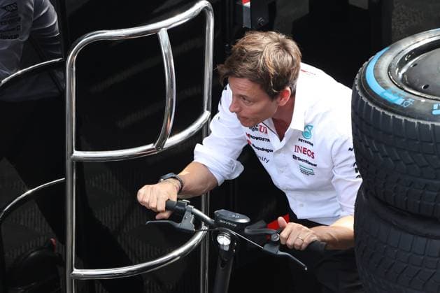 31 08 2024, xsvx, Motorsport FIA Formula 1, Italian Grand Prix 2024 emspor, v l Team Principal Toto Wolff Mercedes AMG Petronas FIA REGULATIONS PROHIBIT ANY USE OF PHOTOGRAPHS as IMAGE SEQUENCES and or QUASI VIDEO Monza
