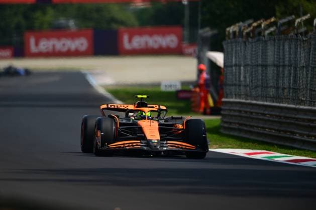 F1 Grand Prix of Italy - Qualifying Lando Norris of the McLaren F1 Team drives his single-seater during qualifying for the Italian GP, the 16th round of the Formula 1 World Championship, WM, Weltmeisterschaft in Monza, Lombardy, Italy, on August 31, 2024. Monza Lombardy Italy  Copyright: xAndreaxDiodatox originalFilename:diodato-notitle240814_np3rW.jpg