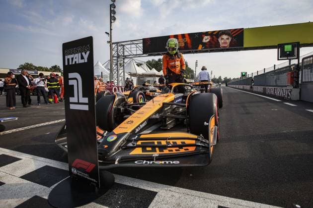 Formula 1, Italian GP at Monza, Lando Norris takes pole position