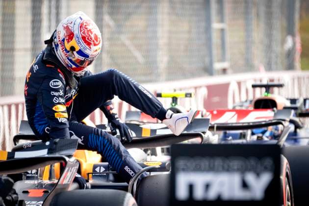 MONZA - Max Verstappen (Red Bull Racing) after qualifying for the Italian Grand Prix at the Monza circuit. ANP SANDER KONING xVIxANPxSportx xxANPxIVx 507225614 originalFilename: 507225614.jpg