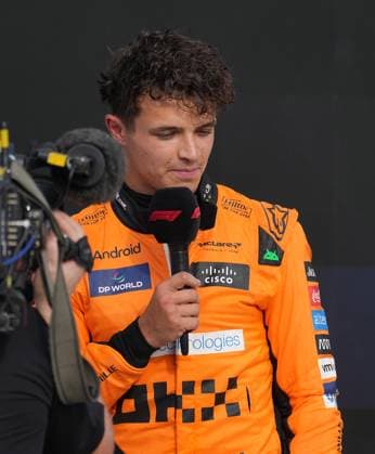 FORMULA 1 PIRELLI GRAN PREMIO D ITALIA 2024 31 08 2024, Autodromo Nazionale di Monza, Monza, FORMULA 1 PIRELLI GRAN PREMIO D ITALIA 2024 ,in the picture pole position for Lando Norris GBR , McLaren F1 Team nordphotoxGmbHx xBratic nph00250
