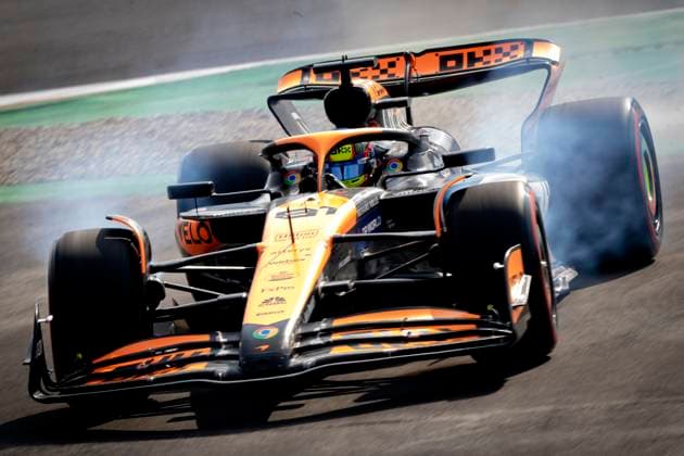 MONZA - Oscar Piastri (McLaren) in action during qualifying for the Italian Grand Prix at the Monza circuit. ANP SANDER KONING xVIxANPxSportx xxANPxIVx 507229138 originalFilename: 507229138.jpg