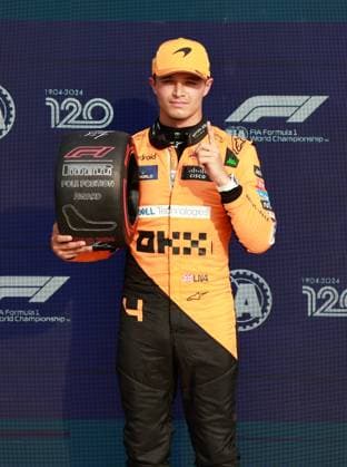 4 Lando Norris GBR, McLaren Formula 1 Team , F1 Grand Prix of Italy at Autodromo Nazionale Monza on August 31, 2024 in Monza, Italy Photo by HOCH ZWEI Monza Italy