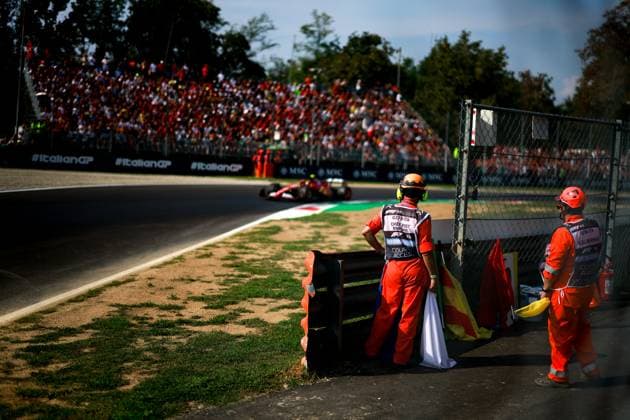 Track marshals, F1 Grand Prix of Italy at Autodromo Nazionale Monza on August 31, 2024 in Monza, Italy Photo by HOCH ZWEI Monza Italy