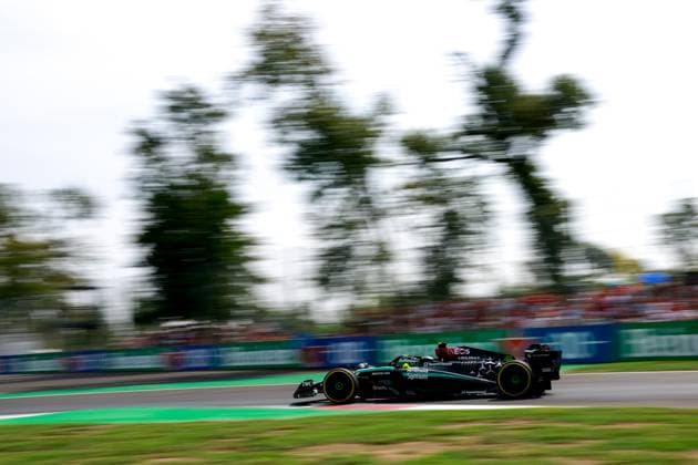 44 Lewis Hamilton GBR, Mercedes AMG Petronas F1 Team , F1 Grand Prix of Italy at Autodromo Nazionale Monza on August 31, 2024 in Monza, Italy Photo by HOCH ZWEI Monza Italy