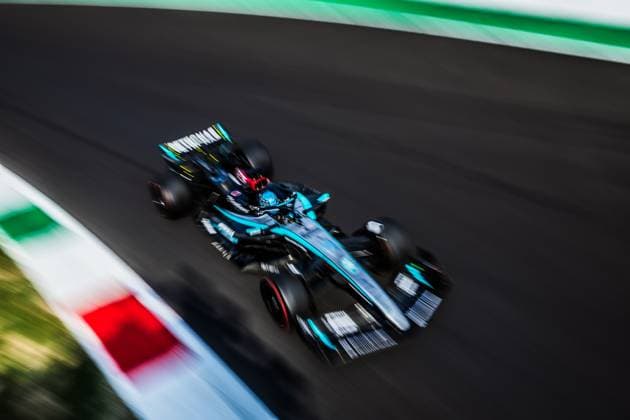 Autodromo di Monza, Monza, Italy. 31.August.2024; George Russell of Great Britain and Mercedes-AMG PETRONAS F1 Team during Formula One Italian Grand Prix  (264900414)