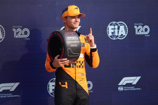 Lando Norris McLaren Formula 1 Team, 04 , Qualifying , ITA, Formula 1 World Championship, Italian Grand Prix, Autodromo Nazionale Monza, 31 08 2024 ITA, Formula 1 World Championship, Italian Grand Prix, Italy, Autodromo Nazionale Monza, 31 08 2024 Monza Copyright: xEibner-Pressefoto AnnikaxGrafx EP_AGF