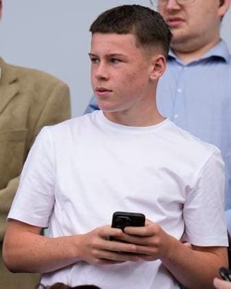 31st August 2024; Home Park, Plymouth, England; EFL Championship Football, Plymouth Argyle versus Stoke City; Kai Rooney, son of Wayne Rooney manager of Plymouth Argyle attends the match Editorial use only: DataCo restrictions apply See www.football-dataco.com  ActionPlus12688453 StevenxFlynn